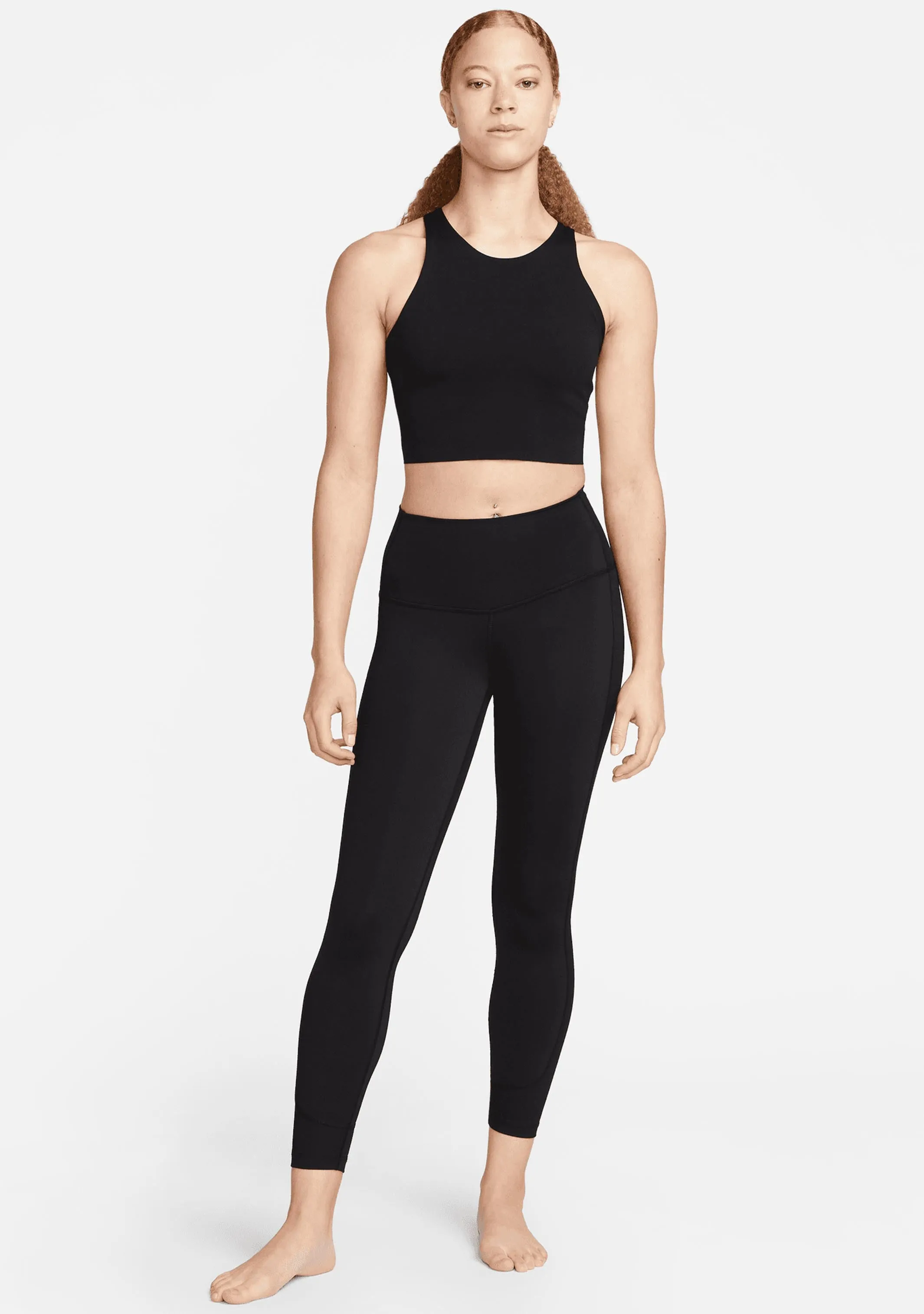 Nike Womens Yoga Dri-FIT Luxe Cropped Tank <br> DQ6032-010