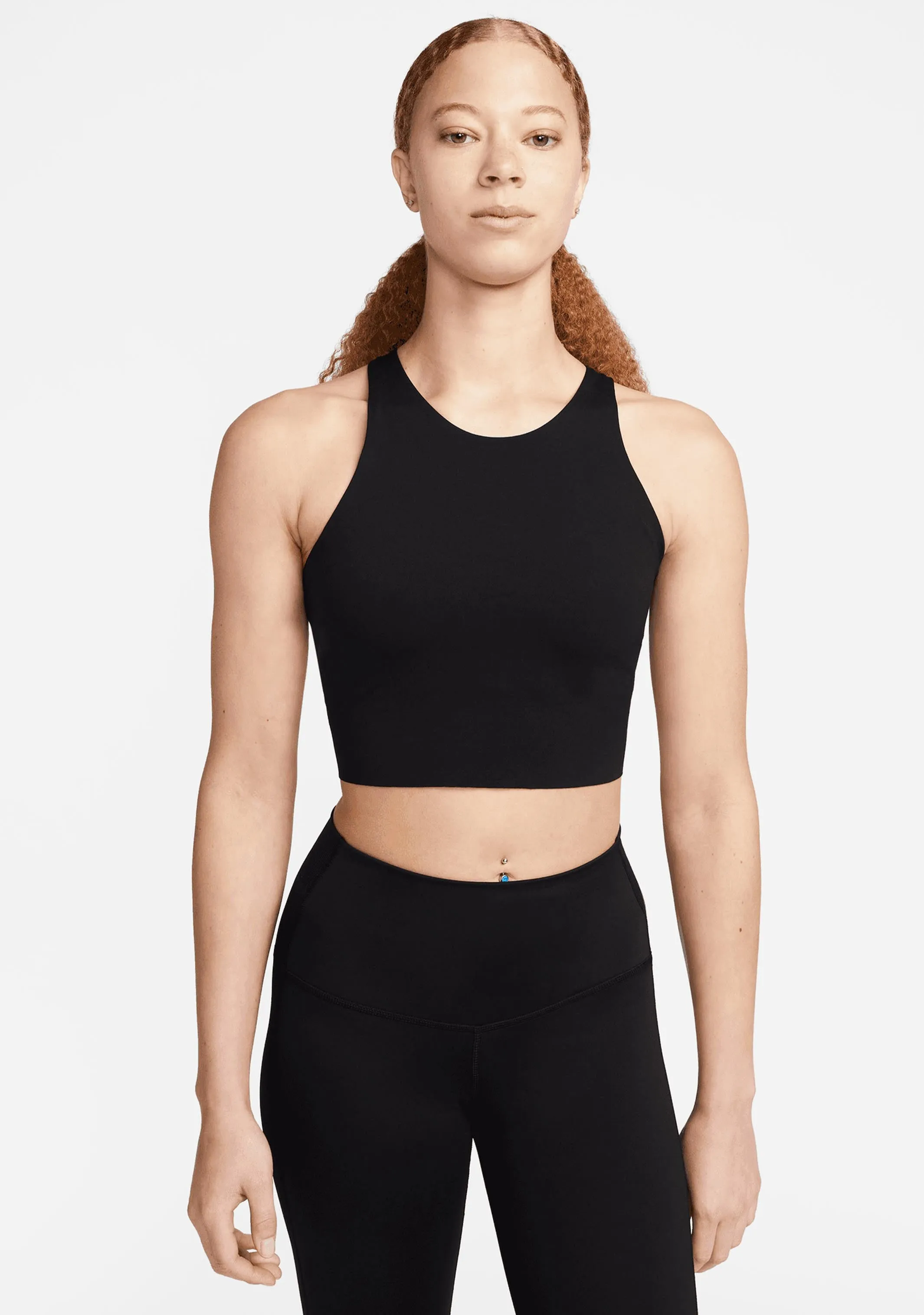 Nike Womens Yoga Dri-FIT Luxe Cropped Tank <br> DQ6032-010