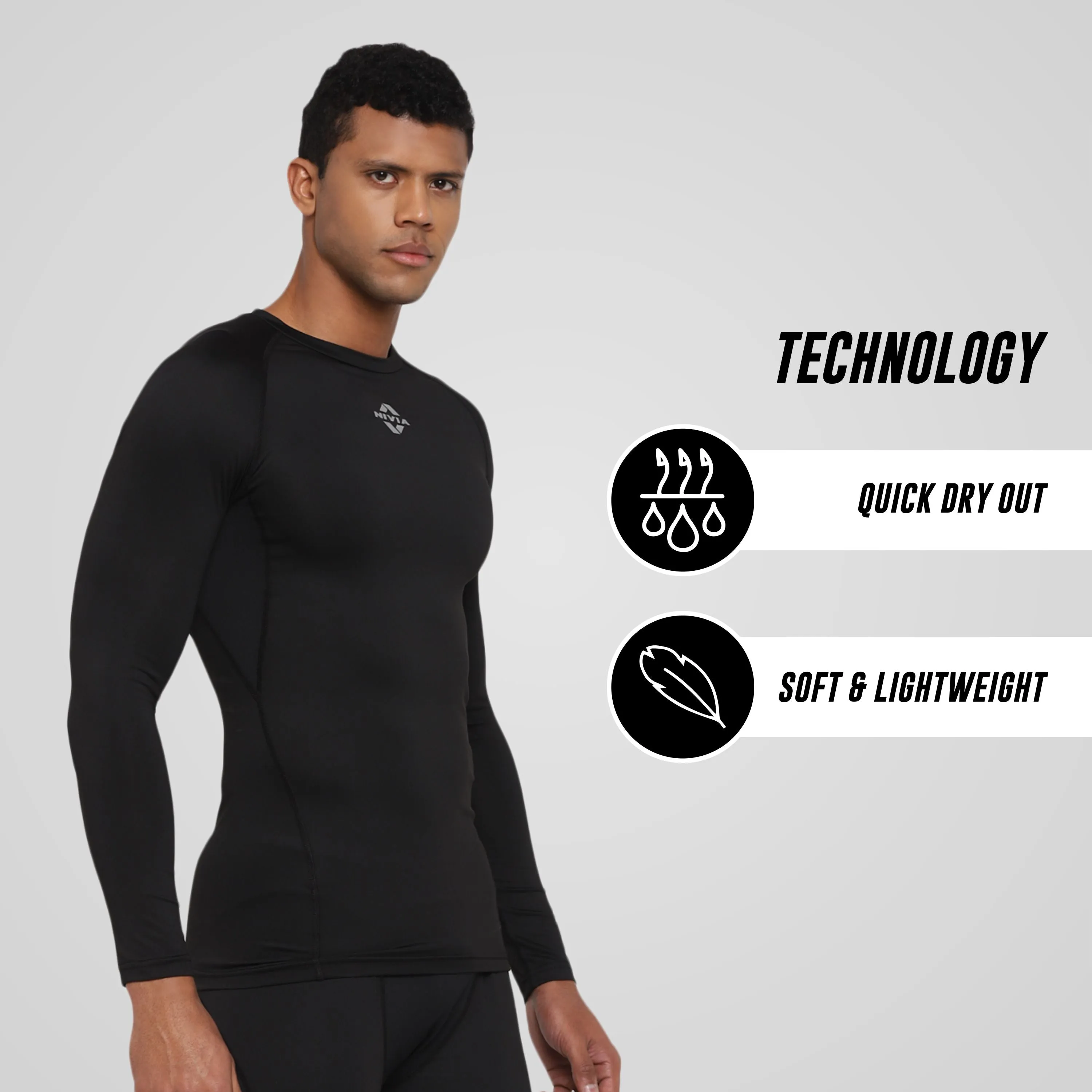 Nivia Compression Tee