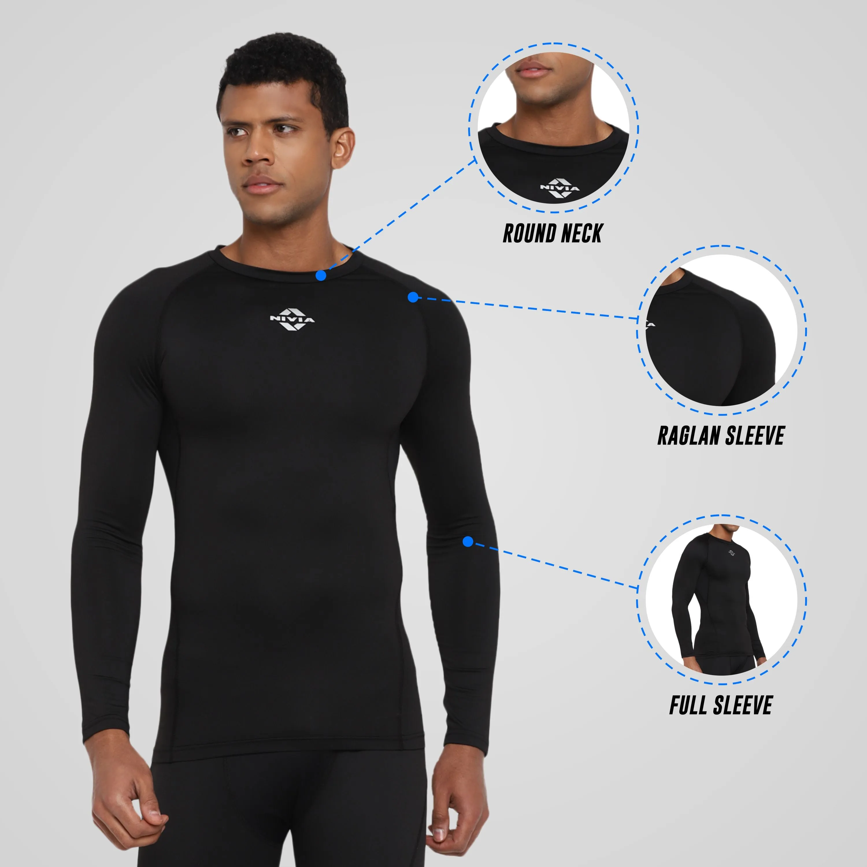 Nivia Compression Tee