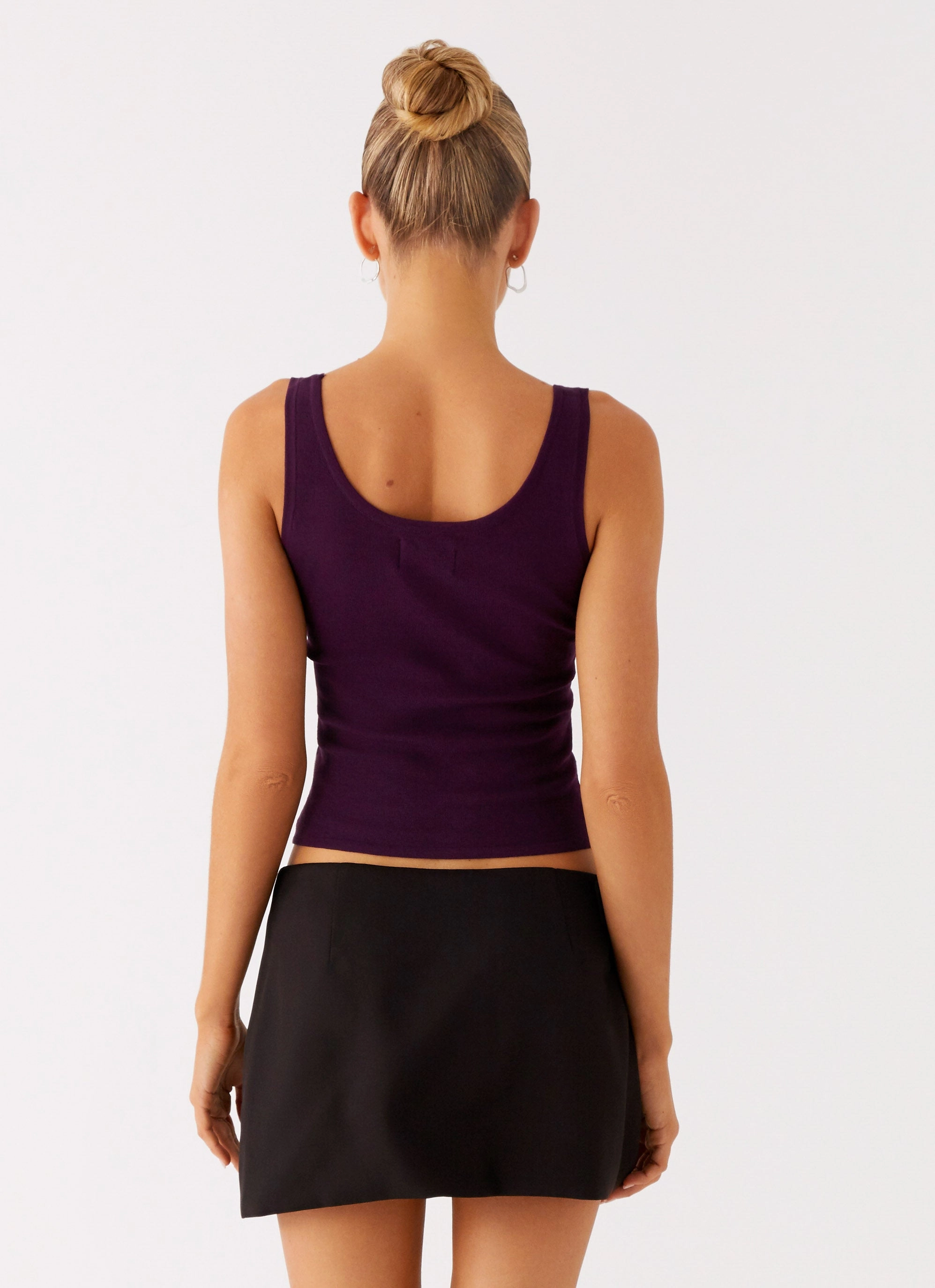 Durable Reinforced Elbow Patches Breathable Linen Blend No Signal Knit Top - Plum
