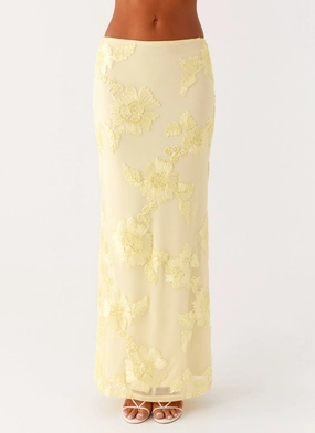 Radiate Maxi Skirt - Yellow Outdoor Friendly