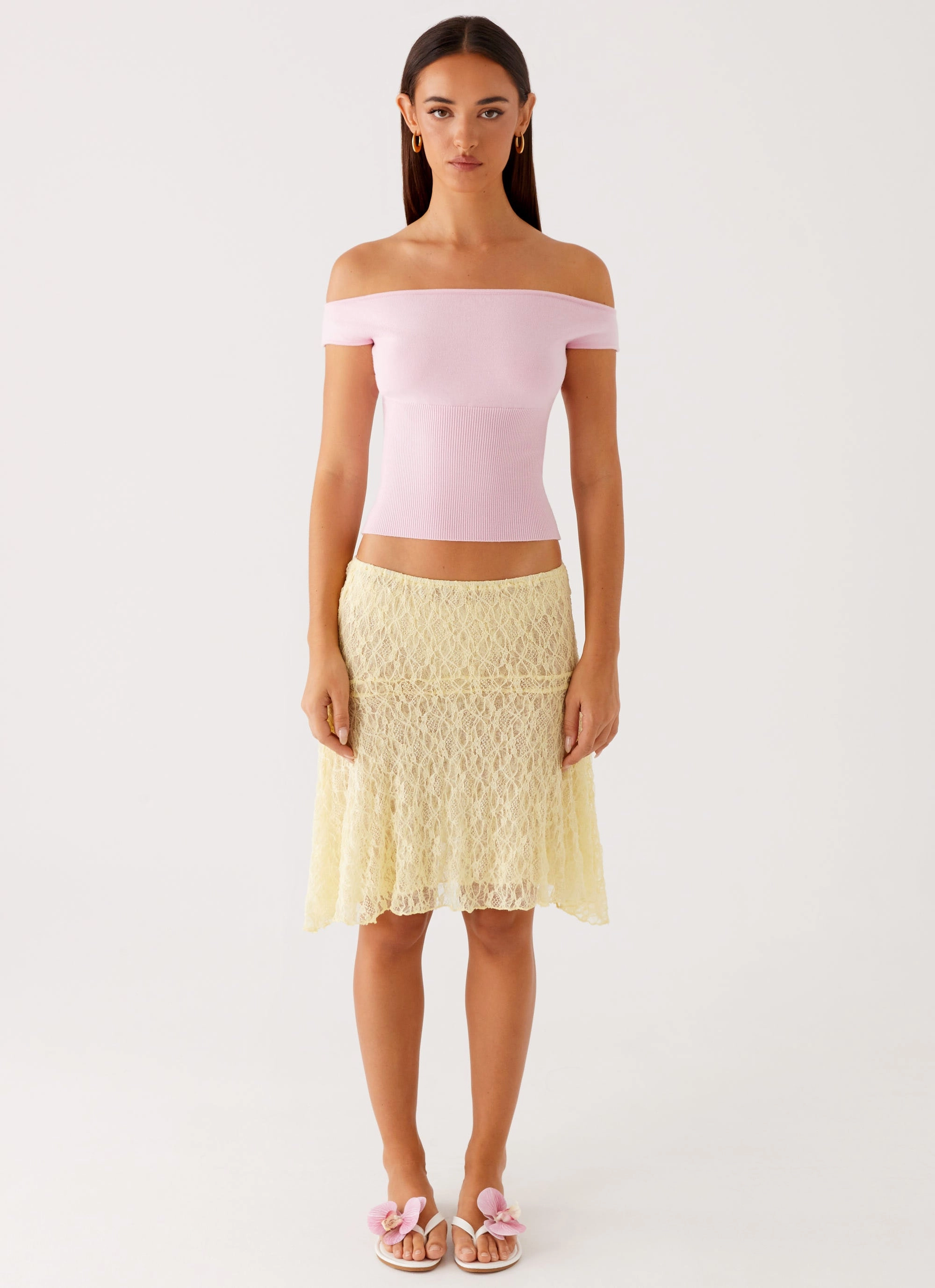 Sustainable Material Blend AirflowOptimized Design Coleman Knit Top - Pink