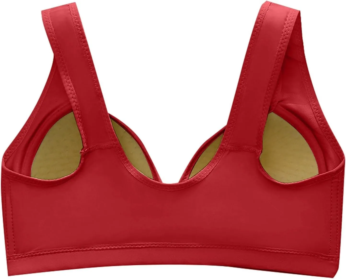 Non Padded Sports Bra Women's Large Breathable Hole Cup Comfortable Breathable Sweat Absorbing Steel Ring Bras