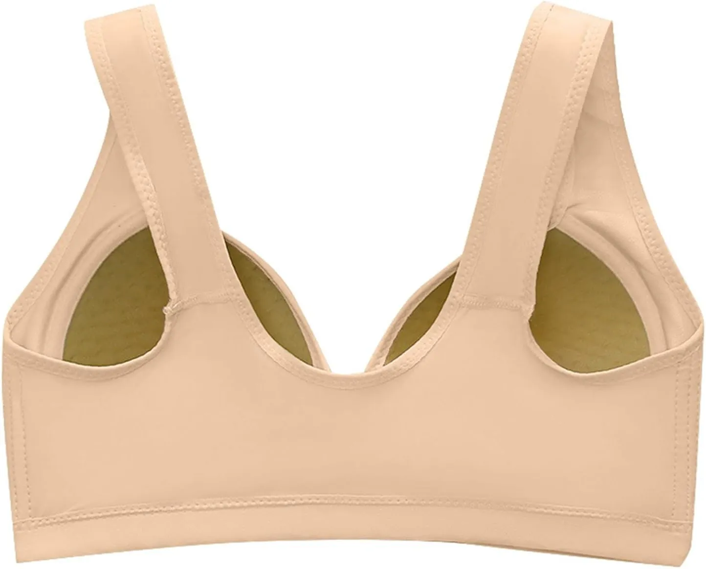 Non Padded Sports Bra Women's Large Breathable Hole Cup Comfortable Breathable Sweat Absorbing Steel Ring Bras