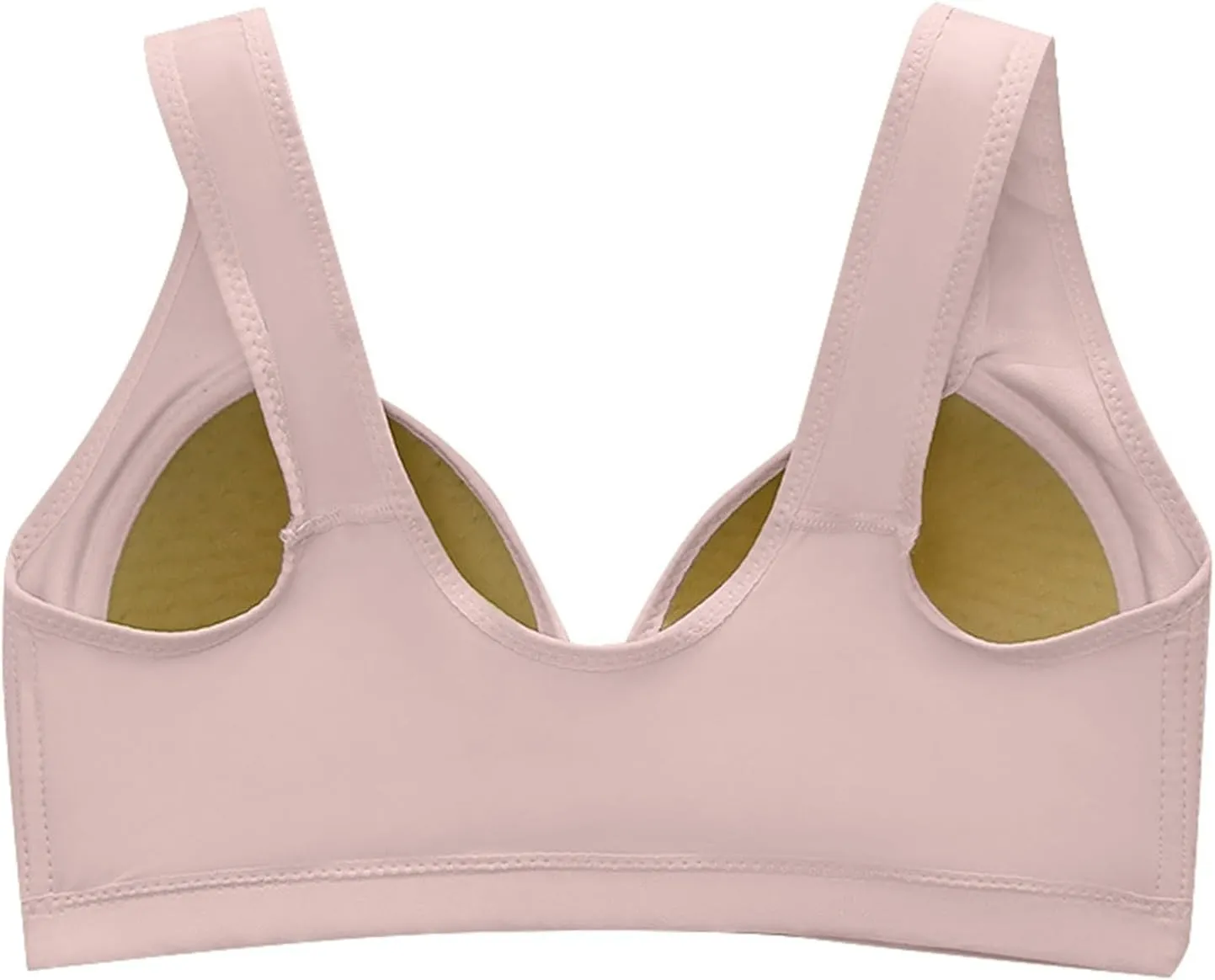 Non Padded Sports Bra Women's Large Breathable Hole Cup Comfortable Breathable Sweat Absorbing Steel Ring Bras