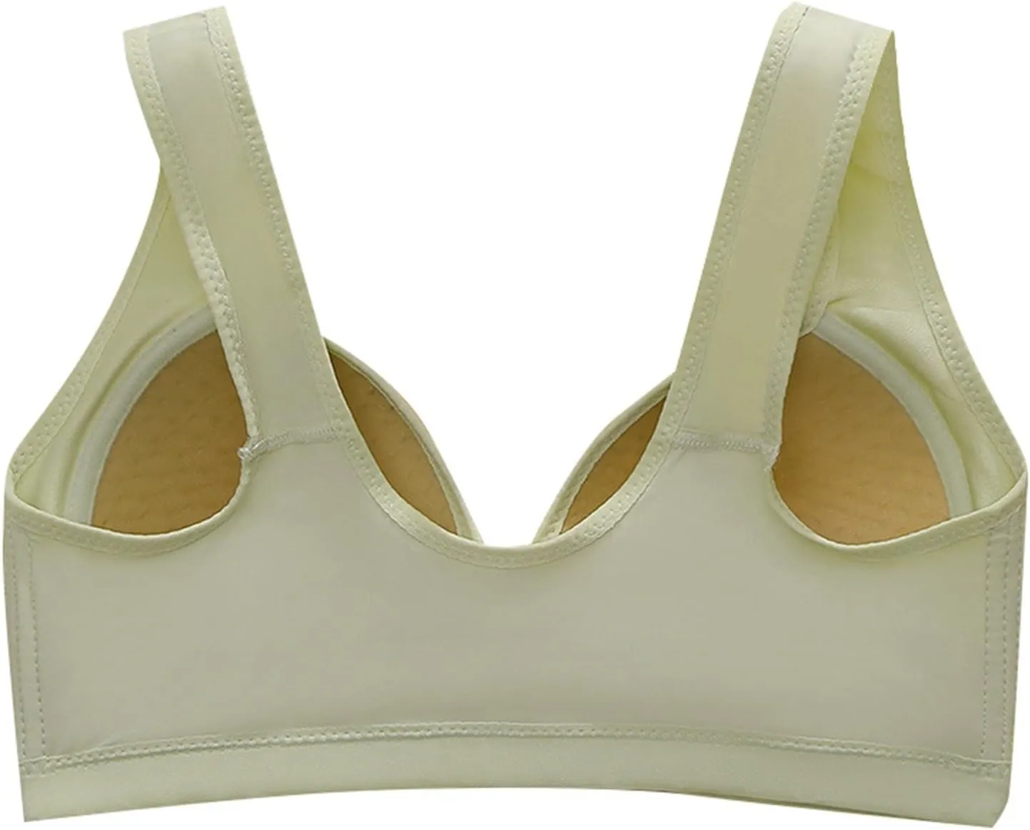 Non Padded Sports Bra Women's Large Breathable Hole Cup Comfortable Breathable Sweat Absorbing Steel Ring Bras