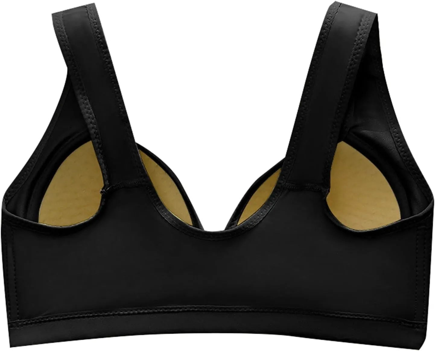 Non Padded Sports Bra Women's Large Breathable Hole Cup Comfortable Breathable Sweat Absorbing Steel Ring Bras