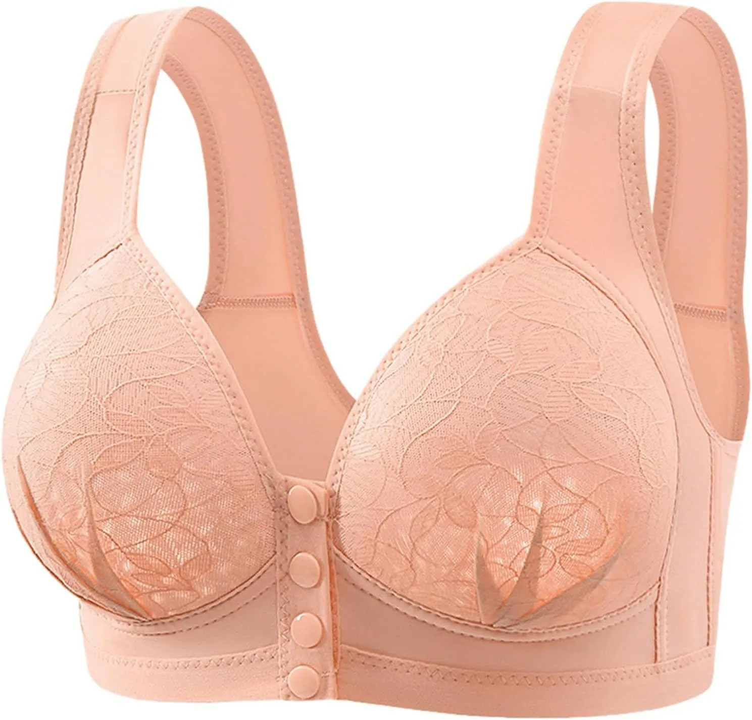 Non Padded Sports Bra Women's Large Breathable Hole Cup Comfortable Breathable Sweat Absorbing Steel Ring Bras