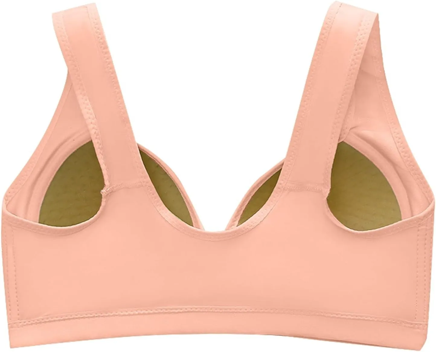 Non Padded Sports Bra Women's Large Breathable Hole Cup Comfortable Breathable Sweat Absorbing Steel Ring Bras