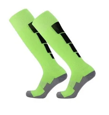 Non-Slip Adult Football Socks Men's Thickened Over-The-Knee Stockings Sweat-Absorbent And Wear-Resistant Sports Terry Socks