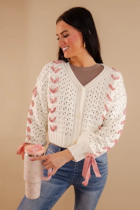 Belongs To Me Cardigan Reinforced Stress Points
