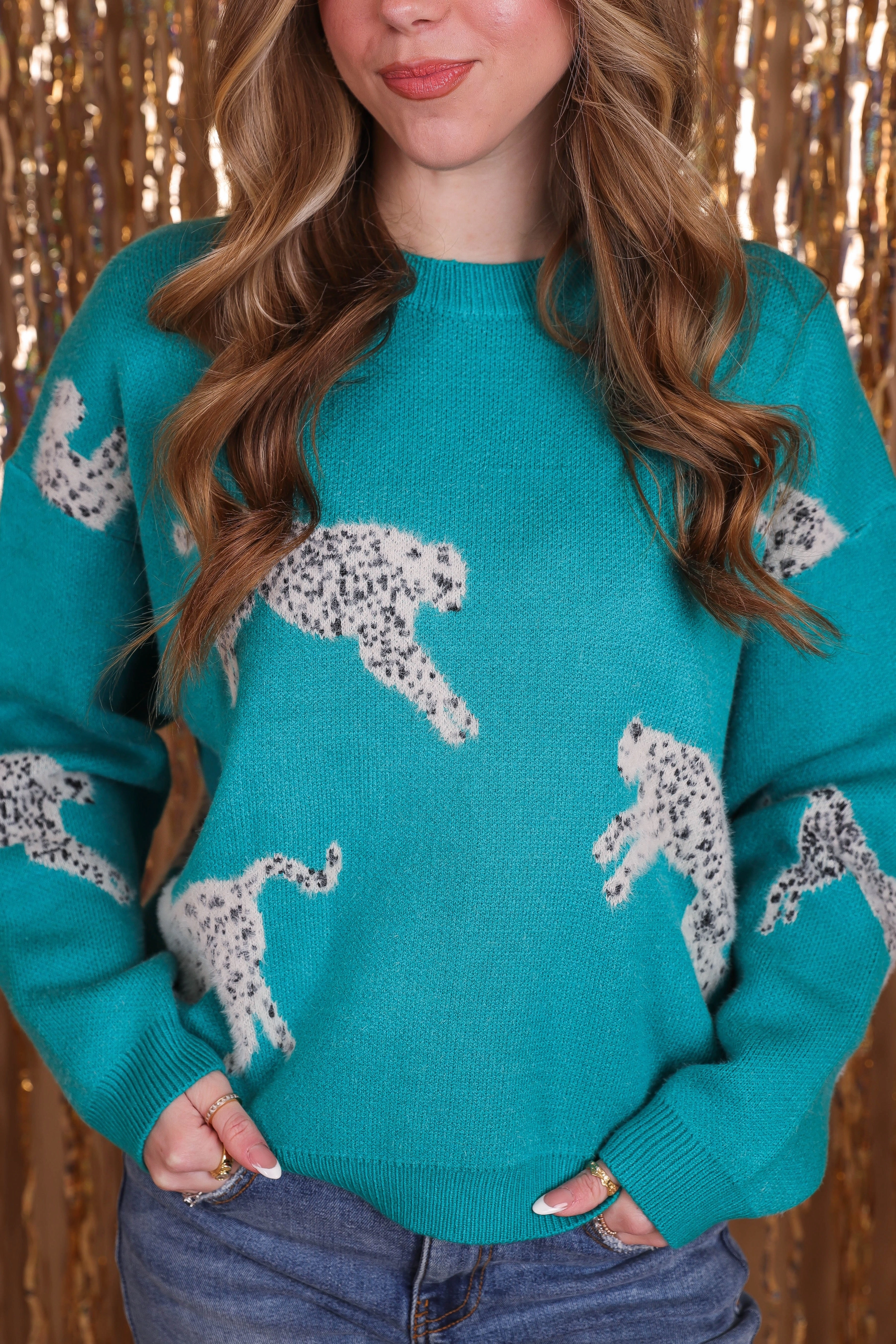 RESTOCK: My Wild Idea Sweater-Teal Eco Friendly Dye Process Lightweight Knit