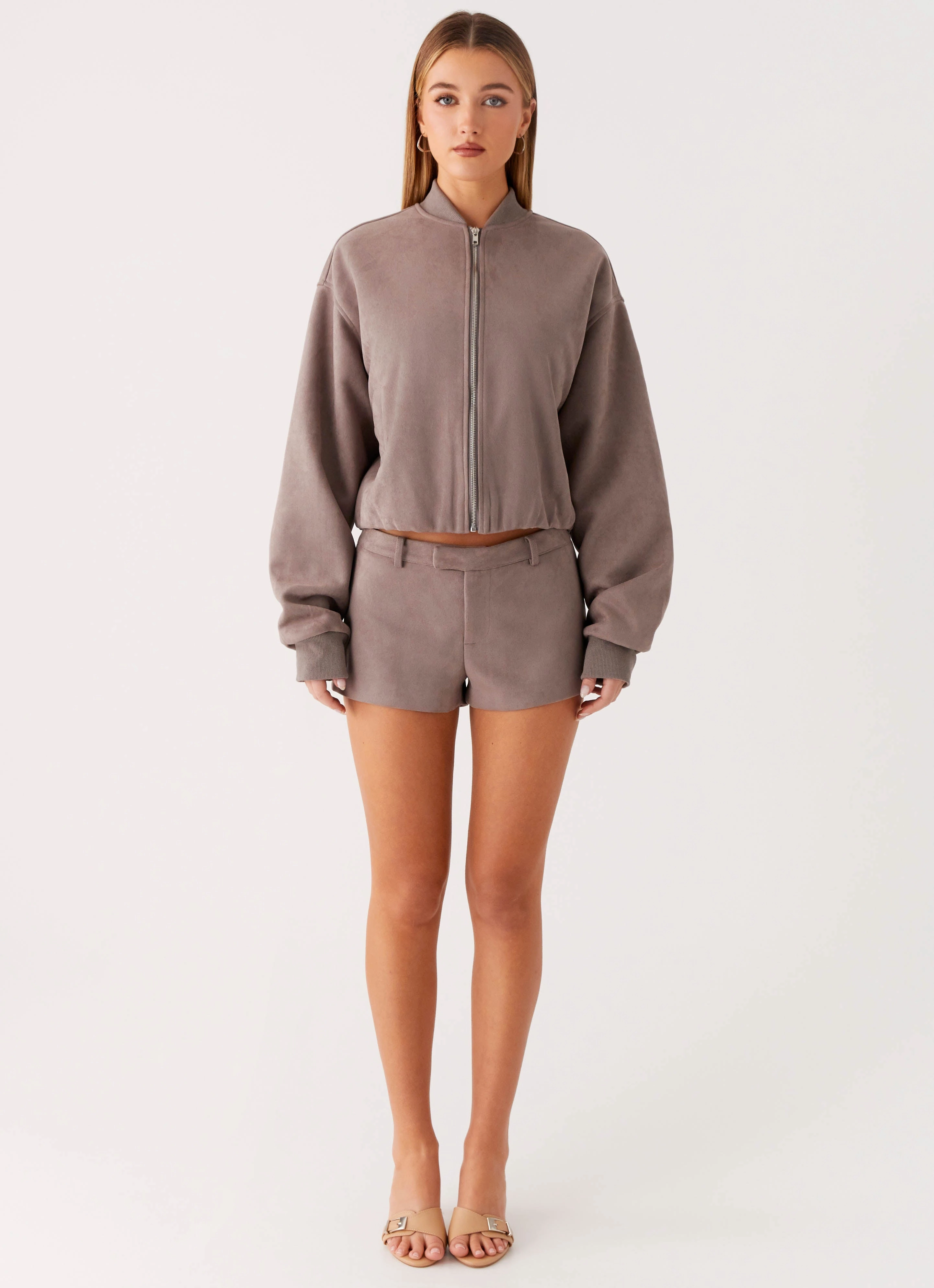 Thats Chill Mini Shorts - Grey Chill Style