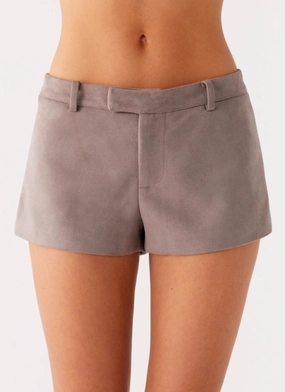 Thats Chill Mini Shorts - Grey ReinforcedPockets