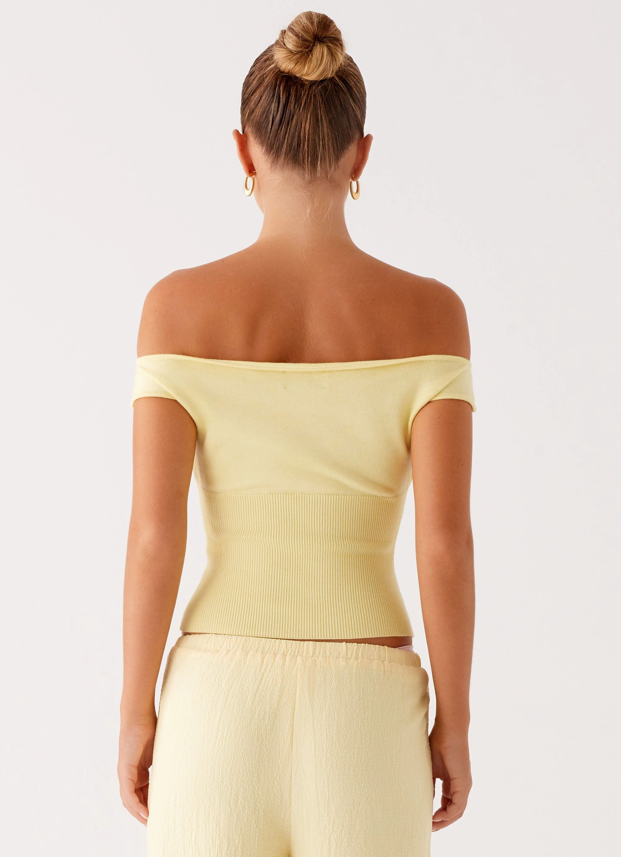 Bonded Seam Tape AntiOdor Coleman Knit Top - Yellow