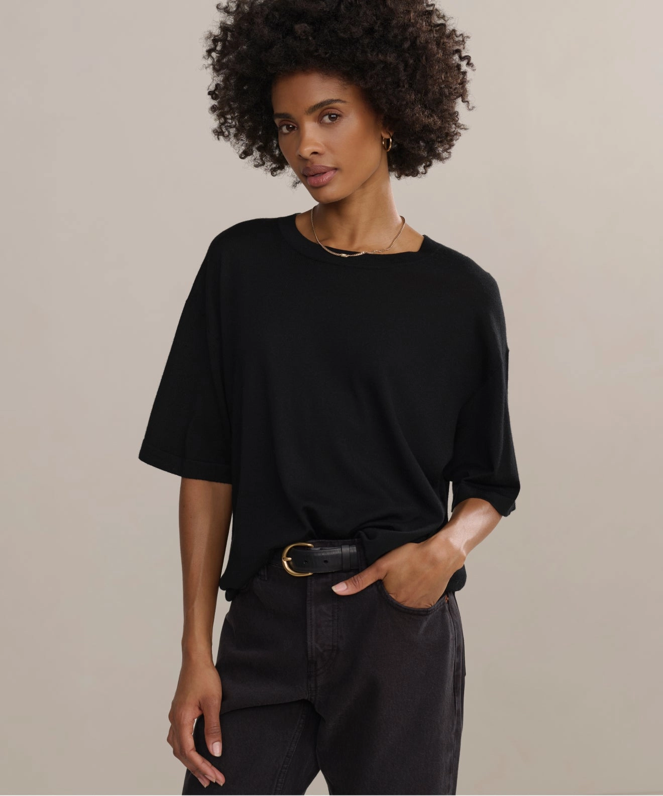VentedBack Merino Tee