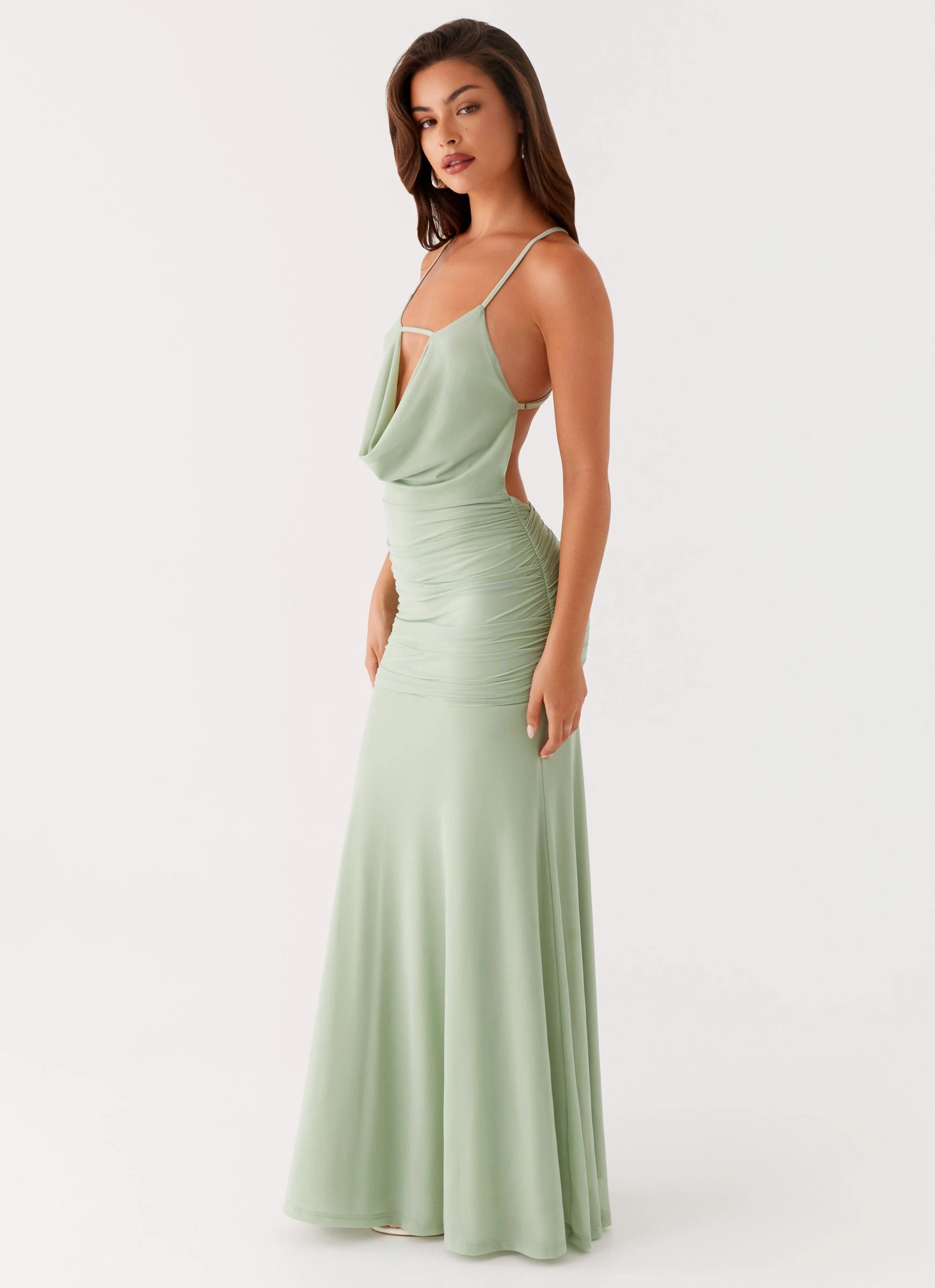 Calm Outfit Norah Maxi Dress - Sage