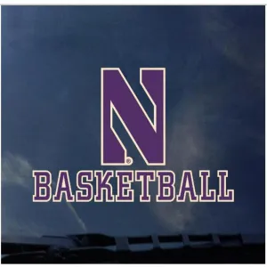 Northwestern Wildcats Basketball Color Shock Decal