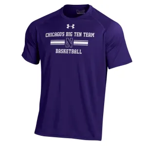 Northwestern Wildcats Men's Under Armour Chicago's Big Ten Team Purple T-Shirt