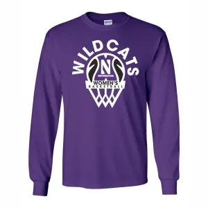 Northwestern Wildcats Women's Basketball Long-Sleeve Tee
