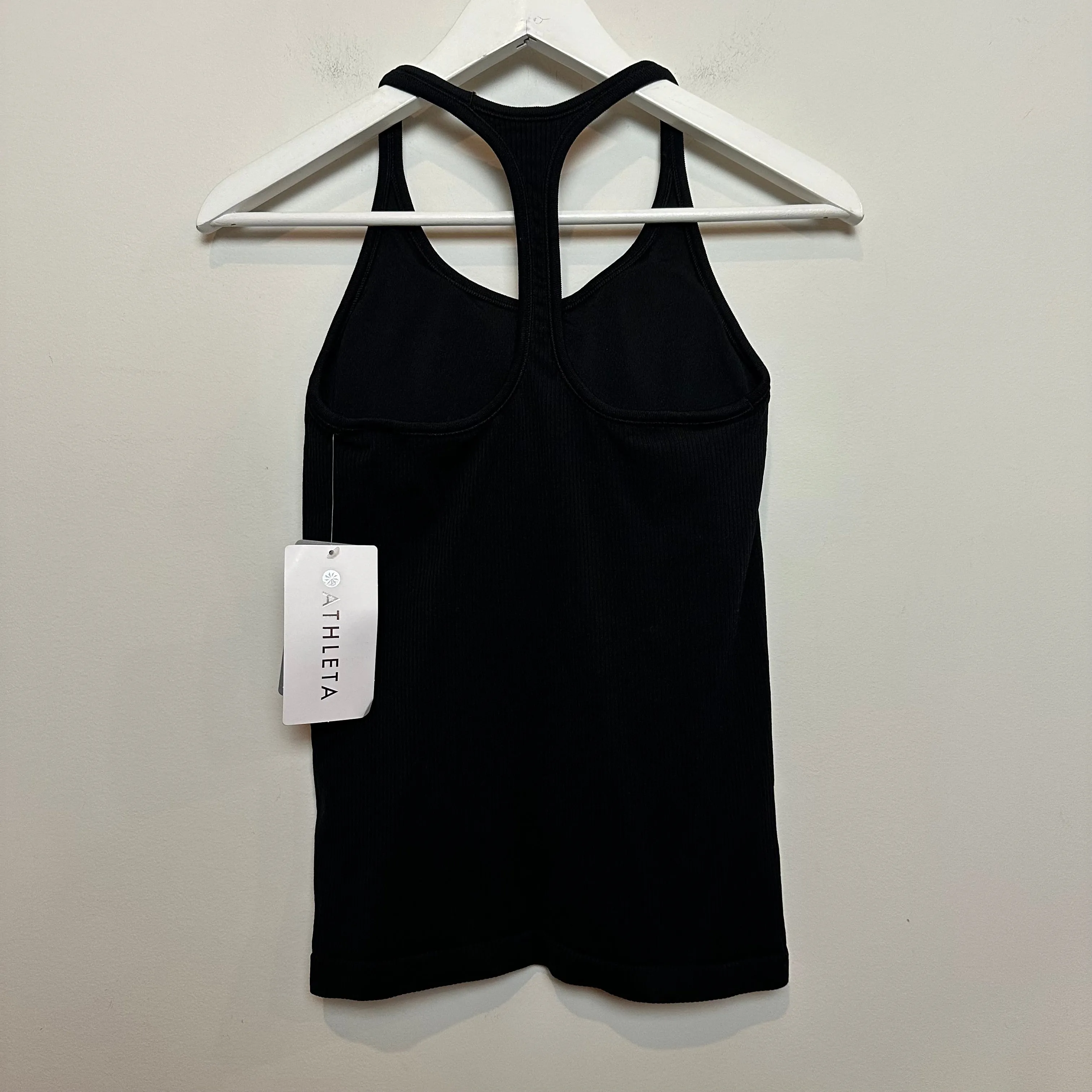 NWT Athleta Renew Support Top Tank Built In Bra A-C Black Small