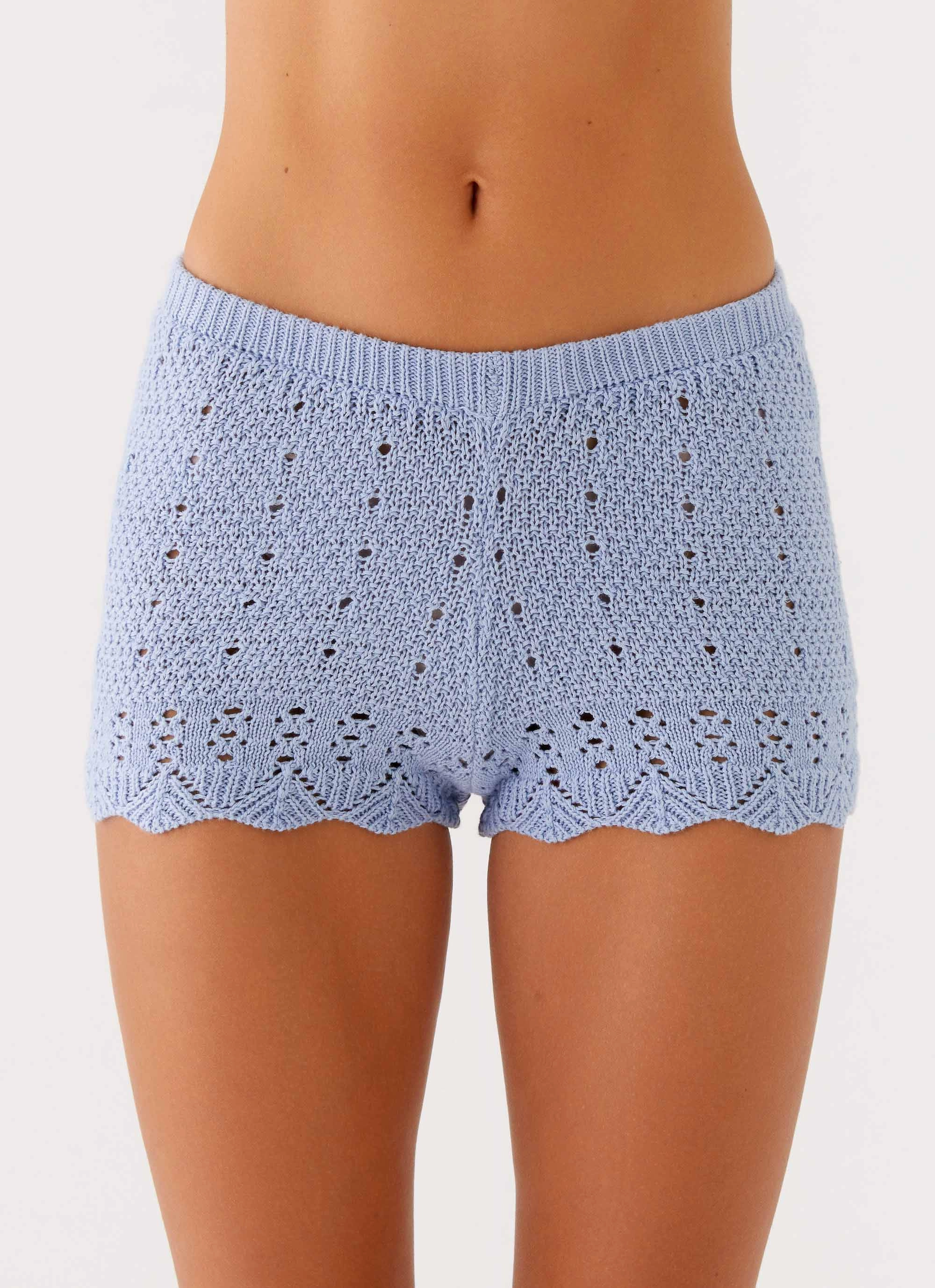 Oakley Low Rise Mini Shorts - Blue Utility pocket