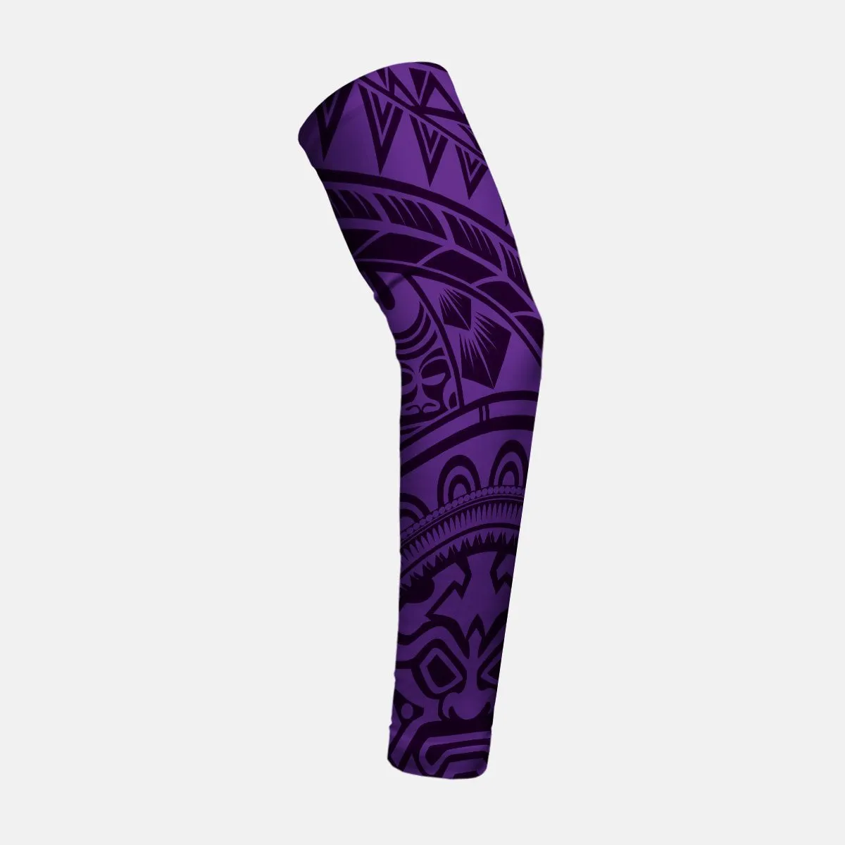 Oceanic Warrior Purple Kids Arm Sleeve