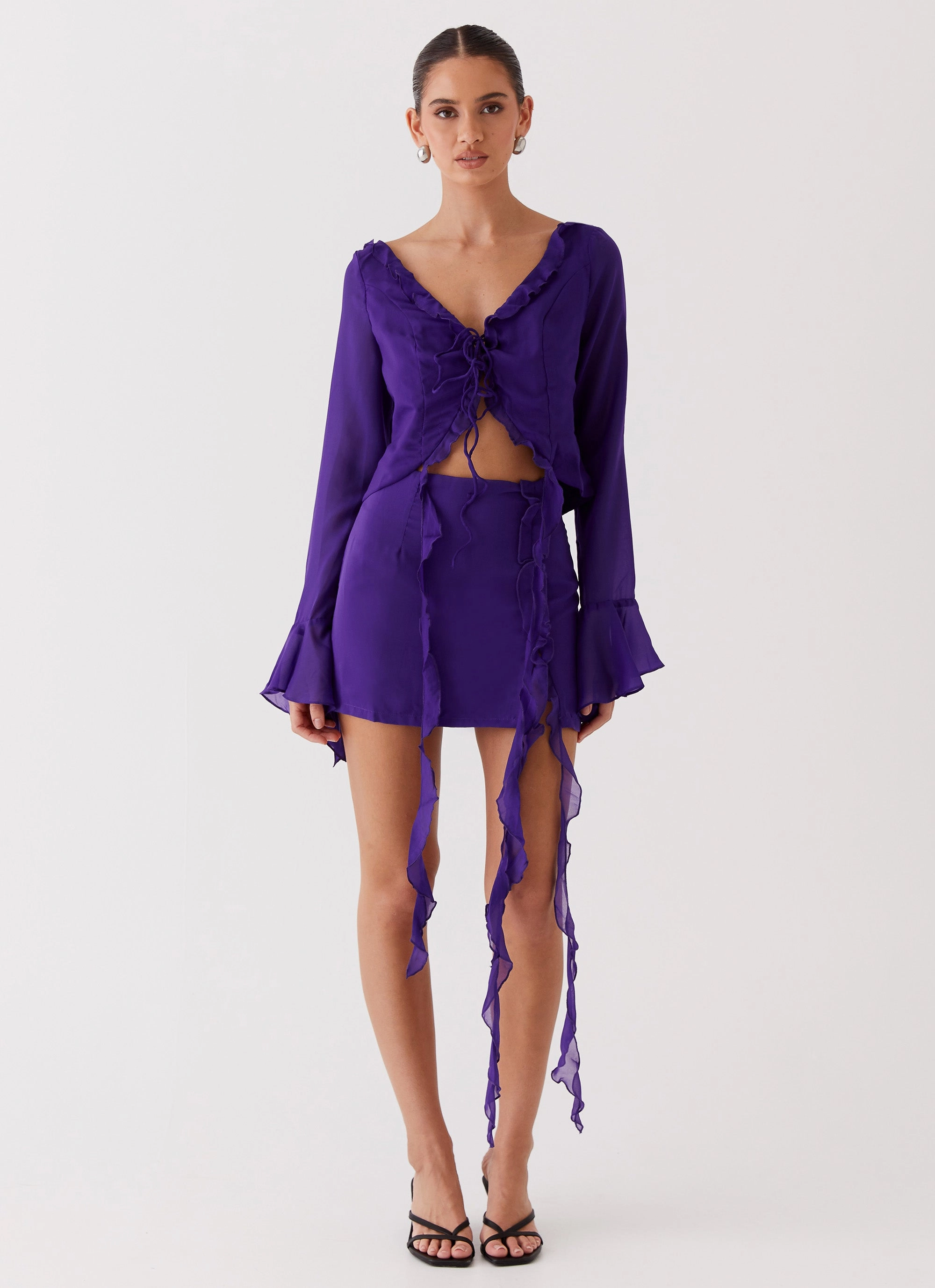HeatRetentionTechnology Comfortable Urban Piece My Favourite Part Blouse - Violet