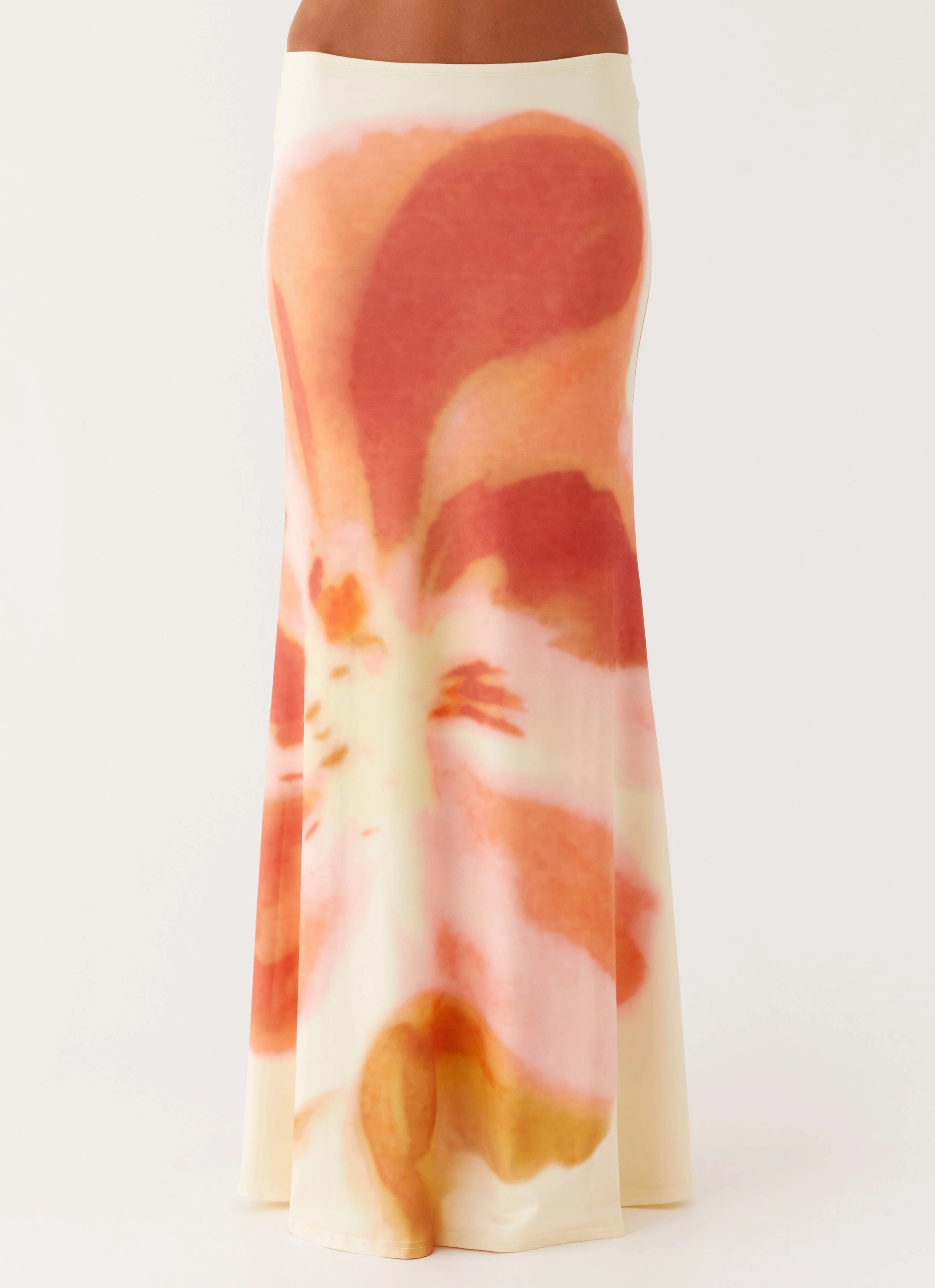 Moka Maxi Skirt - Mimosa Blossom Multi Panel Construction