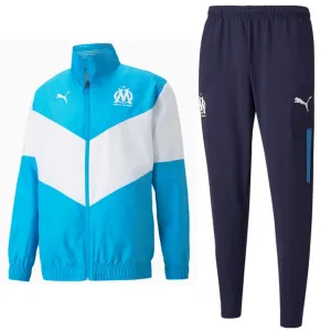 Olympique Marseille presentation Soccer tracksuit 2021/22 - Puma