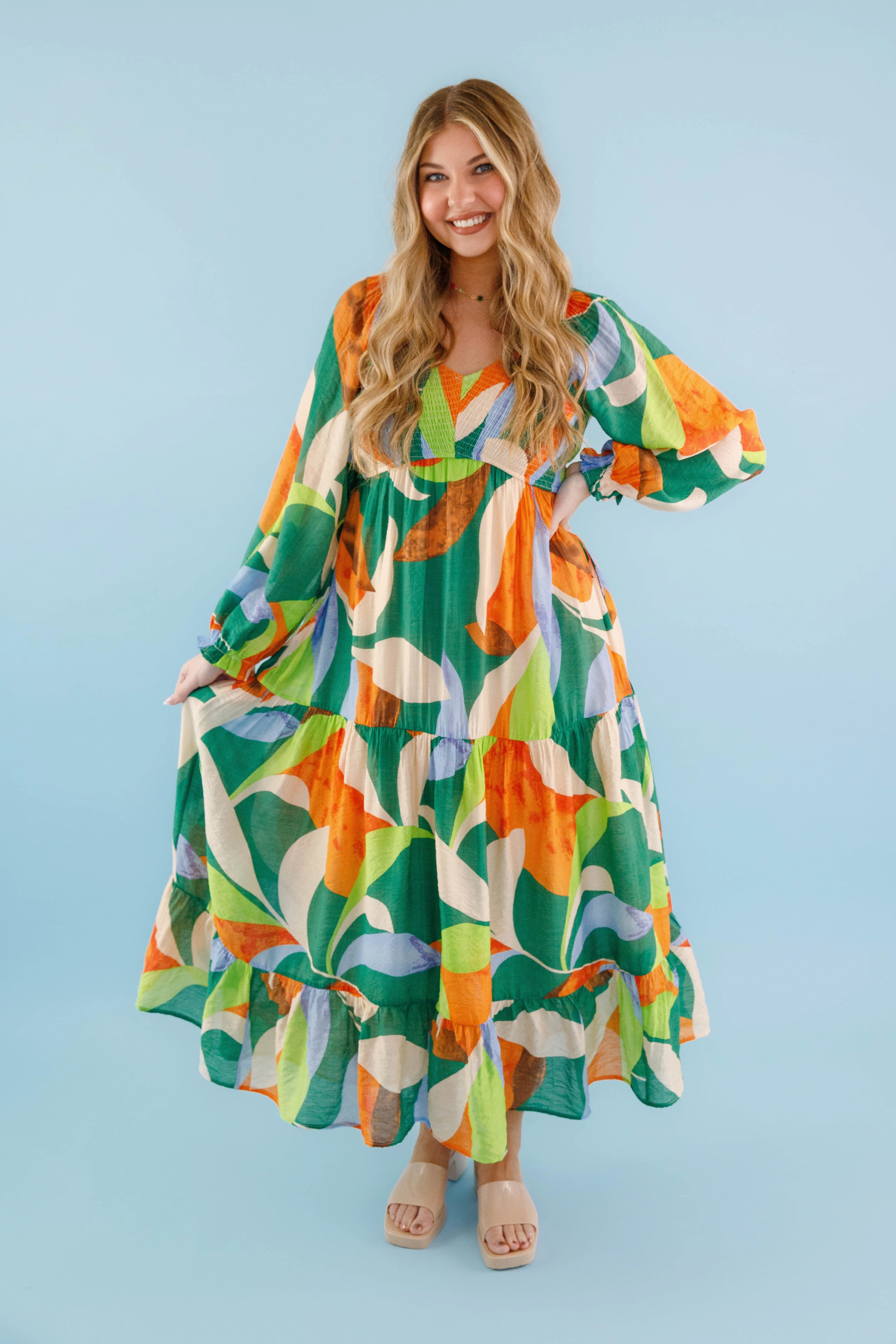 Airy Fit On Common Ground Maxi Dress