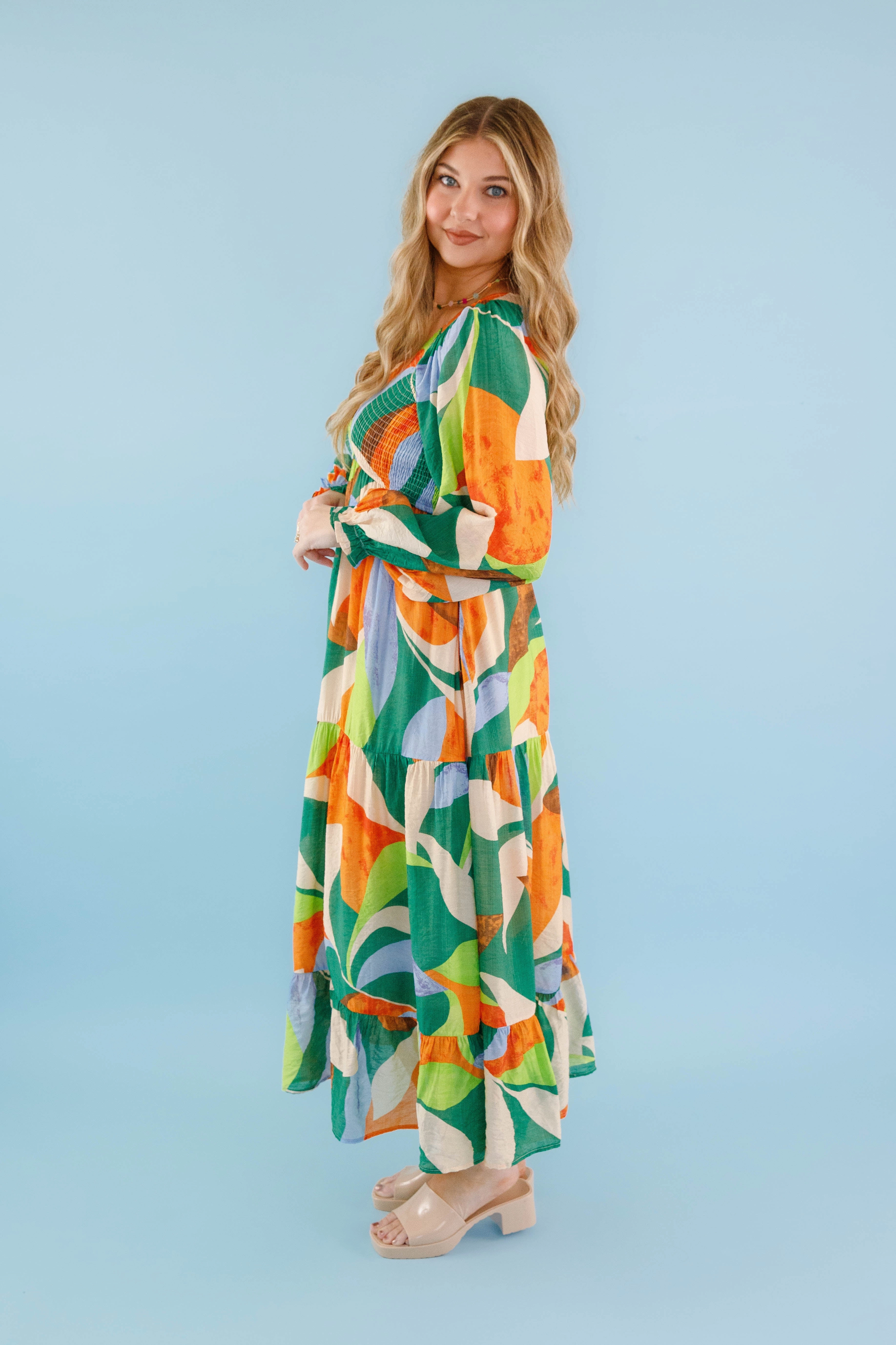 Seasonal Wear On Common Ground Maxi Dress