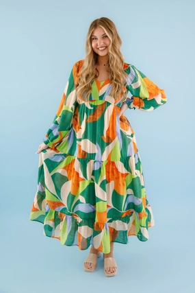 Airy Fit On Common Ground Maxi Dress