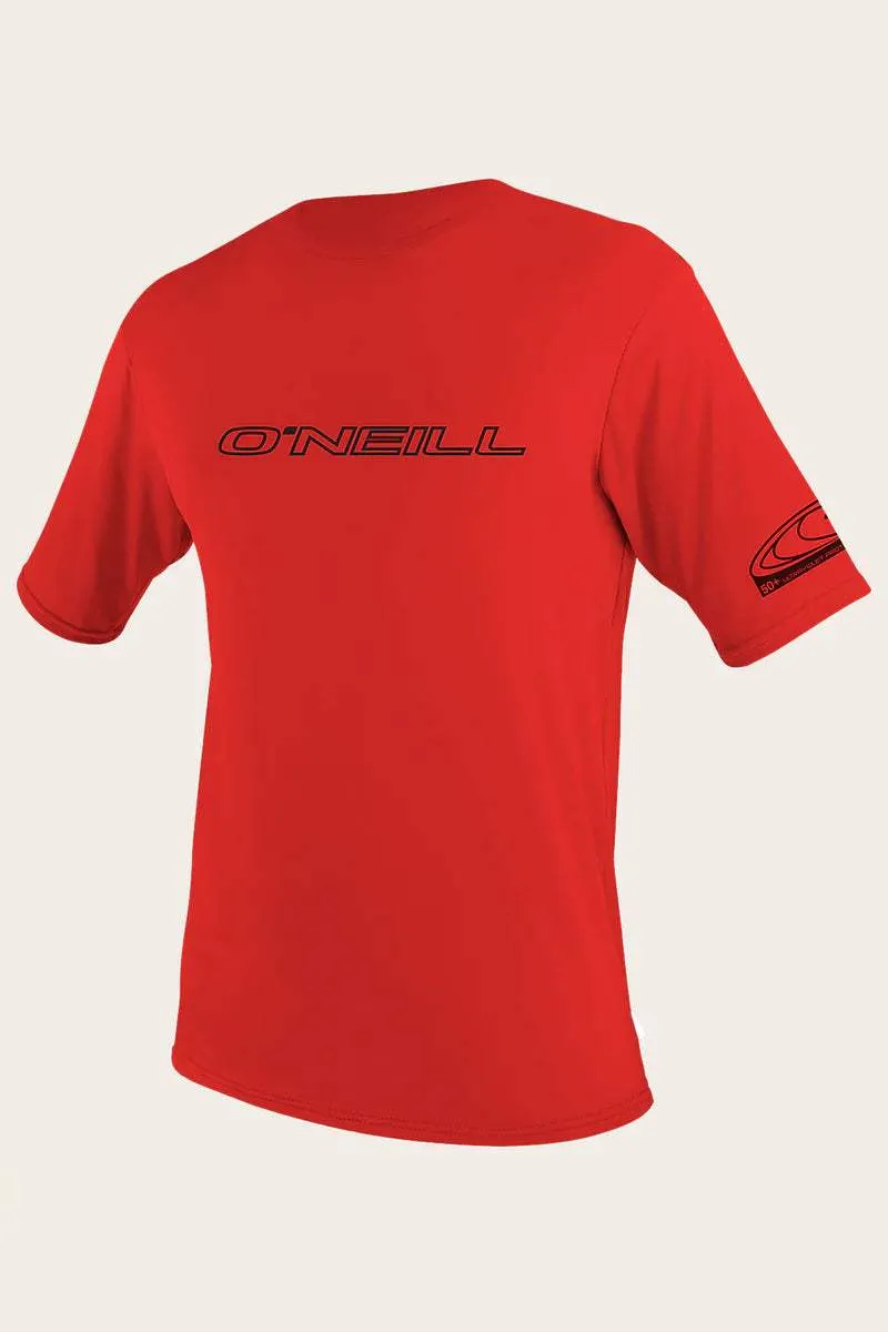 O'Neill Basic Skins UPF 50  Short Sleeve Men's Sun Shirt