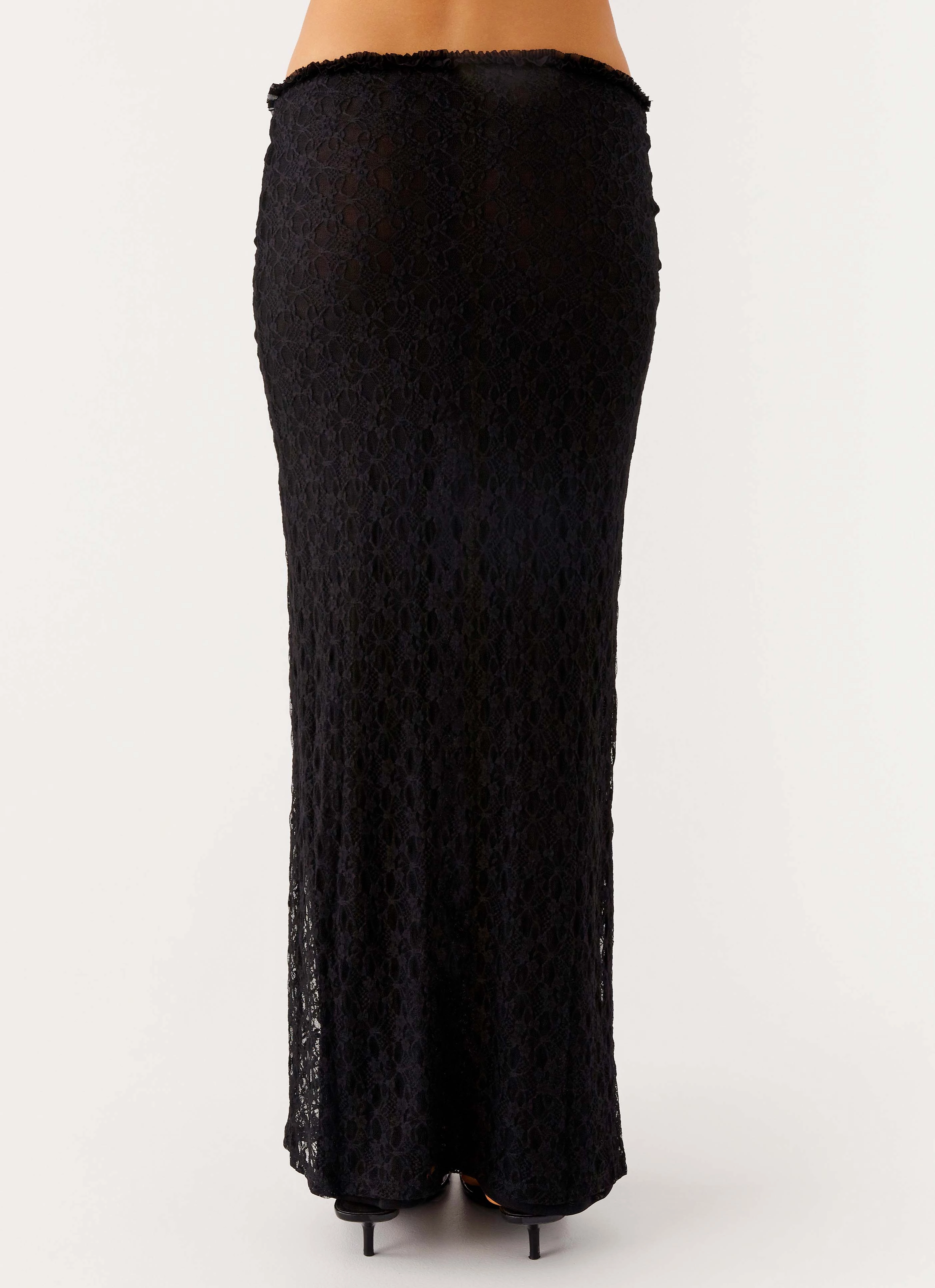 Active Performance Tailored Silhouette Ophira Maxi Skirt - Black