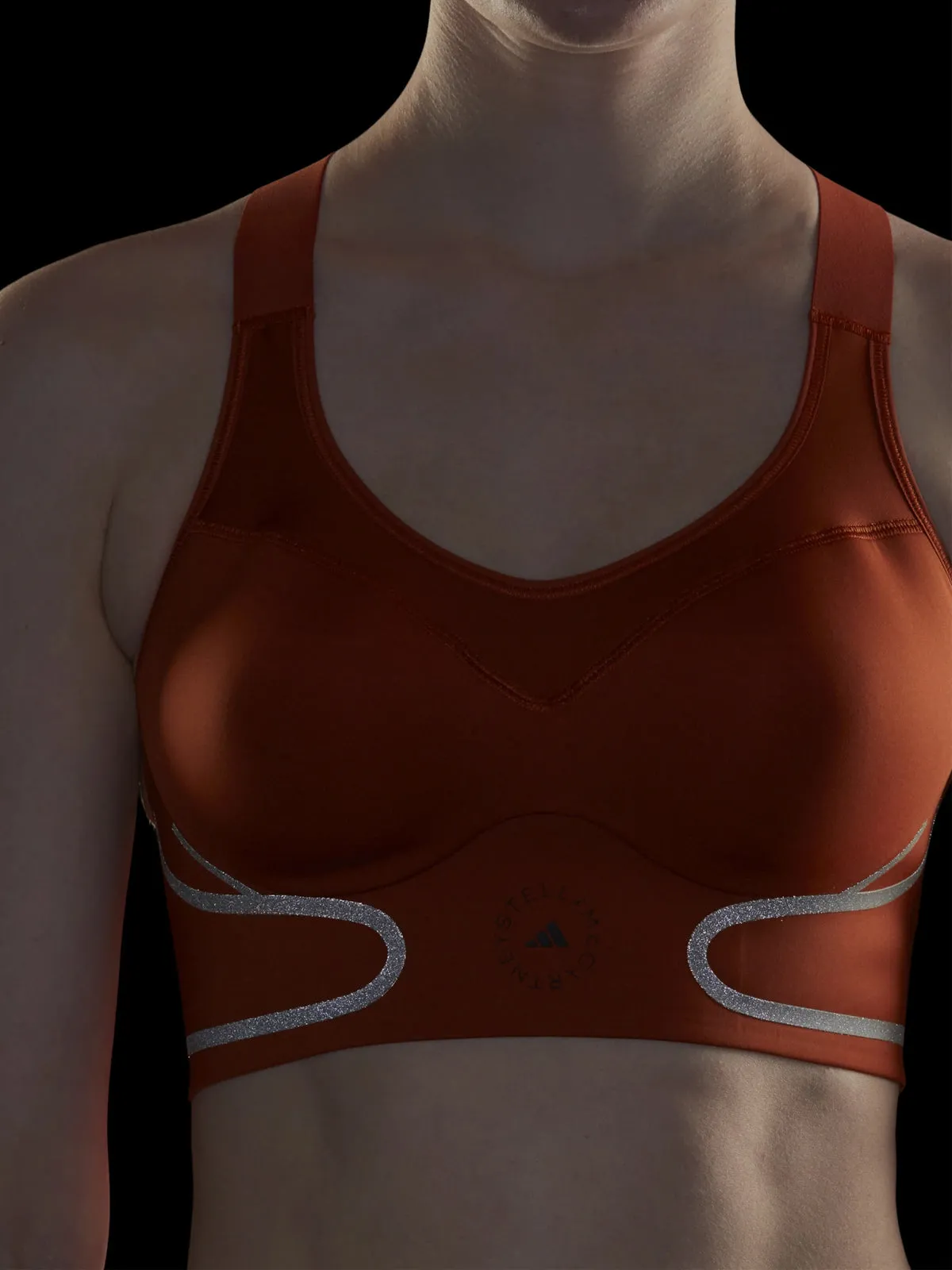 Orange TruePace High Support Sports Bra
