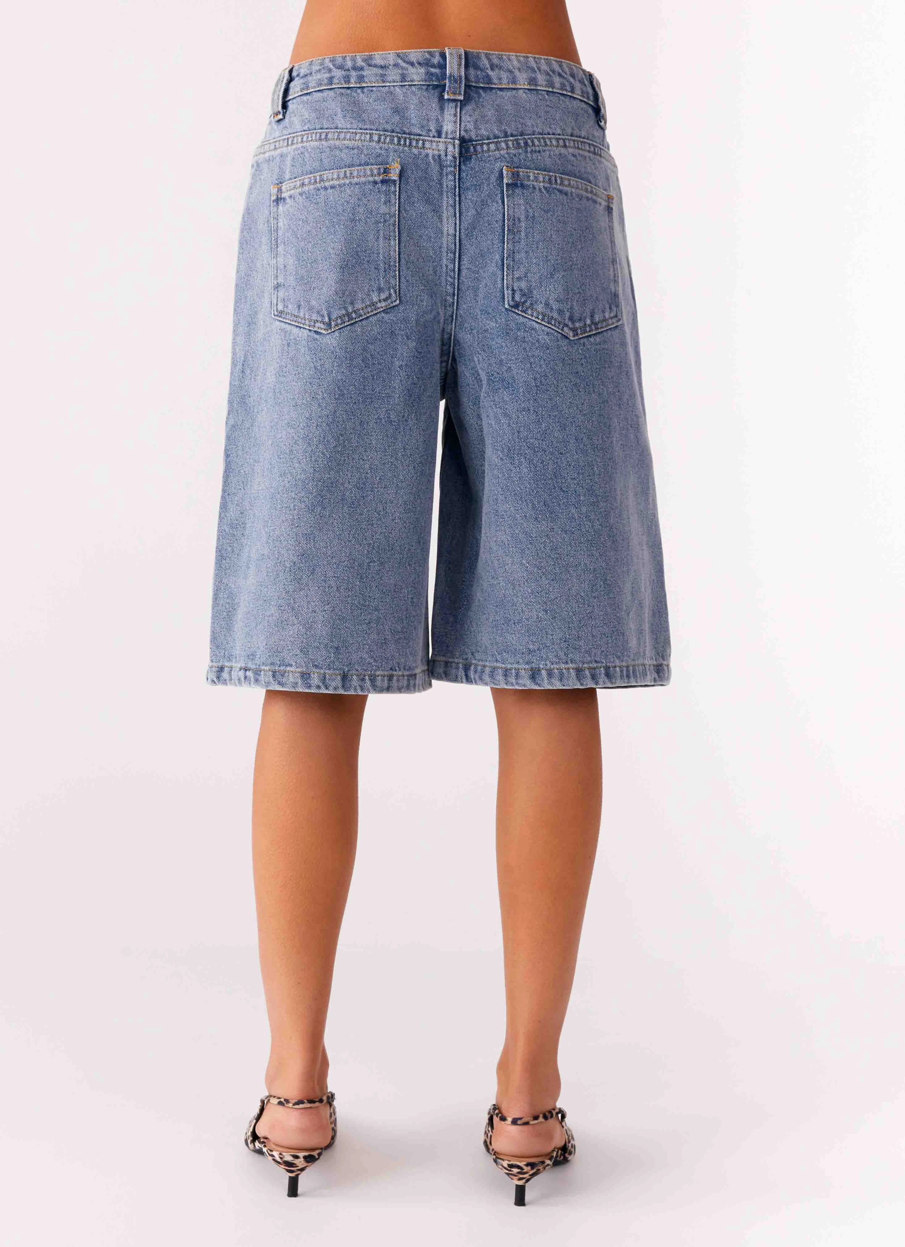 Orleans Denim Jorts - Blue Breathable Comfort Fit Versatile Design