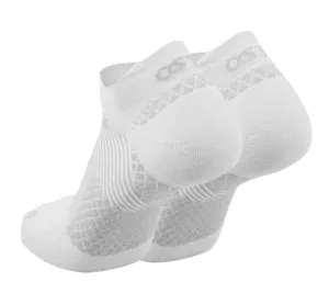 OS1st White Plantar Fasciitis Compression No Show Socks 34531W, 34543W, 34545W, 34547W