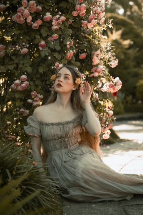 Osmanthus 01 | maxi linen dress Travel Friendly