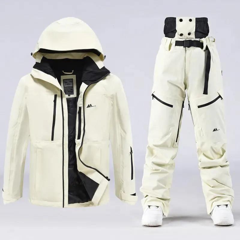 Outdoor Adult Ski Snowboarding Jacket & Pants Set