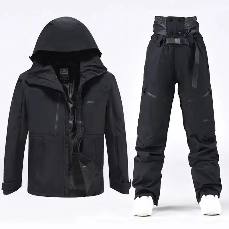 Outdoor Adult Ski Snowboarding Jacket & Pants Set