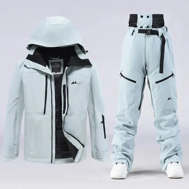 Outdoor Adult Ski Snowboarding Jacket & Pants Set