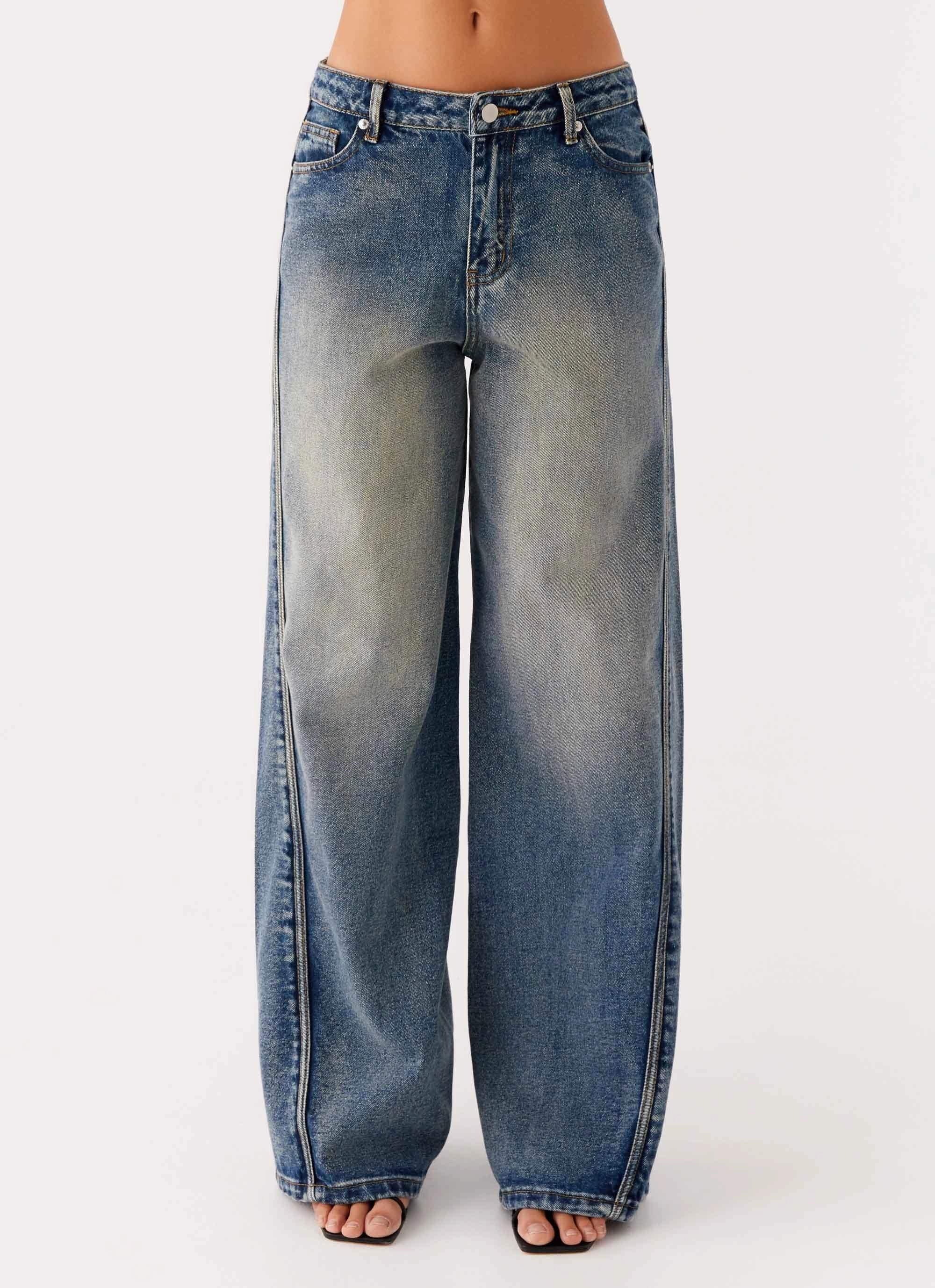 Calico Denim Jeans - Indigo Essential Comfort
