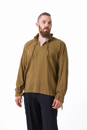 Outlander Shirt Minimalist Silhouette Unstructured Silhouette