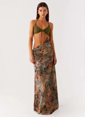 Overgrown Maxi Dress - Vintage Blossom Kind Light