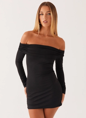 Contemporary Wear Oxygen Mini Dress - Black