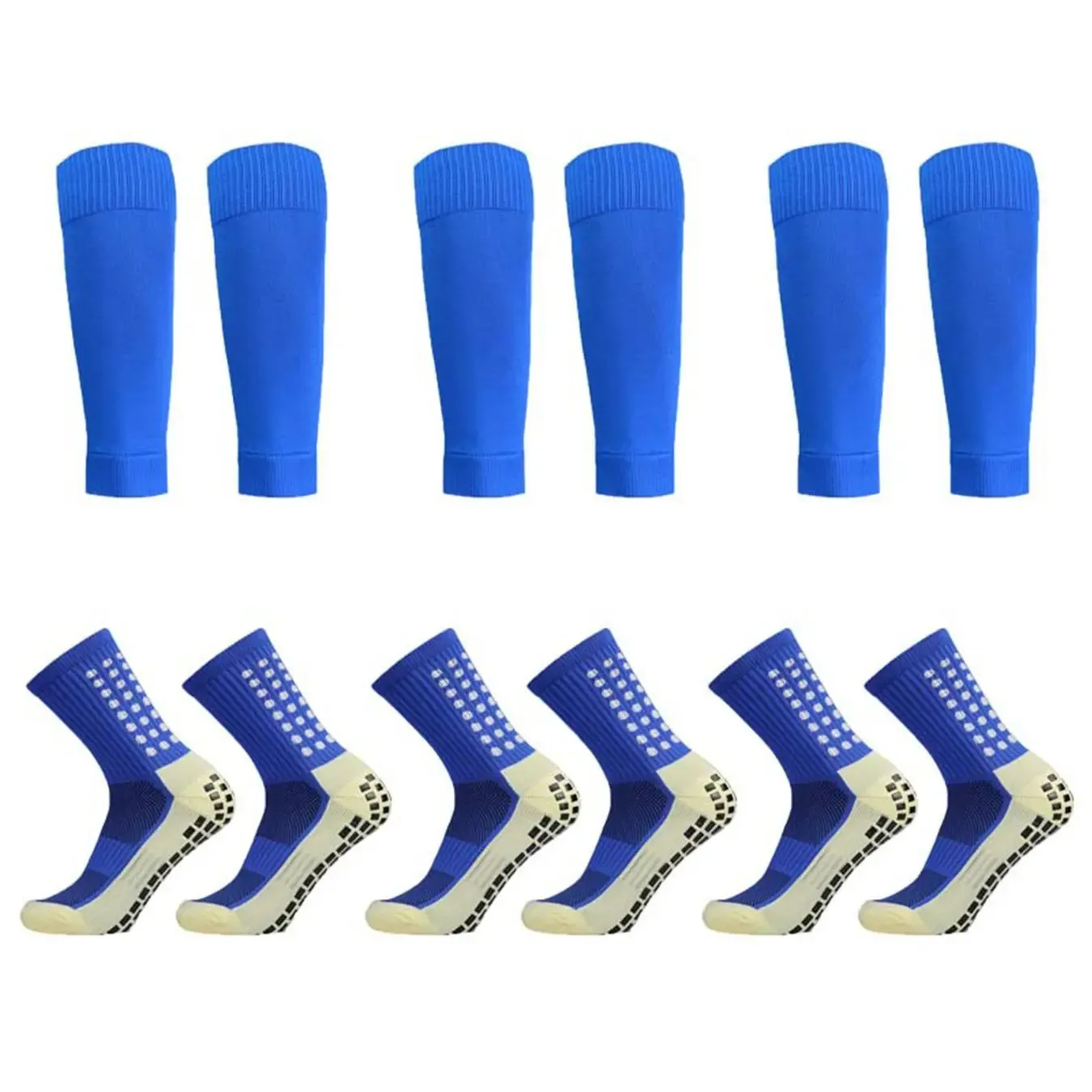 Pack Of 3 Athletic Grip Socks