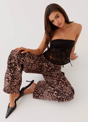 Versatile Fit Greedy Cargo Pants - Leopard