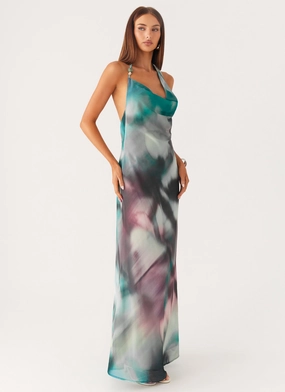 Lost At Sea Maxi Dress - Sea Splash Mood Casual